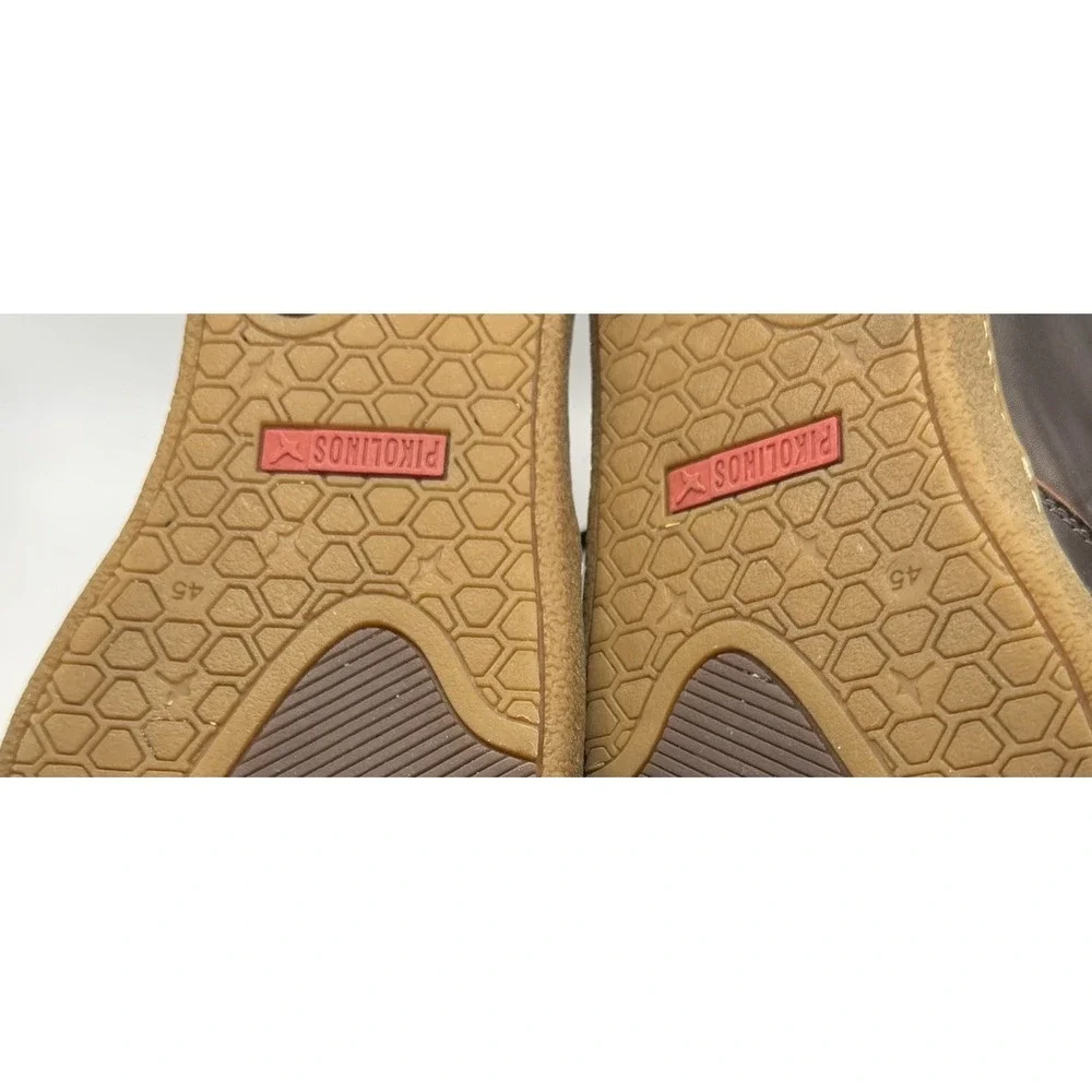 Pikolinos Boots Men's Ankle EU SZ 45 /US 11-11.5 Brown‎ Leather* See Photos*